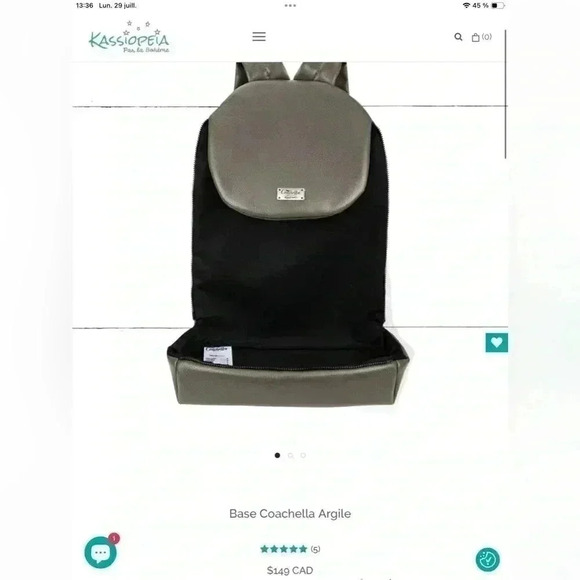 📍 COACHELLA Convertible Backpack with Interchangeable Pocket - Picture 8 of 10